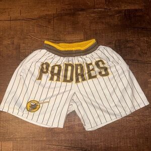 MLB San Diego Padres stretchy gym shorts